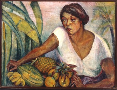 Reprodução do quadro de Anita Malfatti, chamado Tropical. Ela foi importante ativista na Semana de Arte de 22