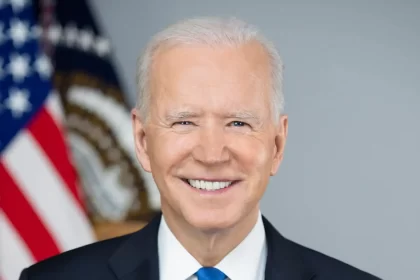 Foto oficial do presidente americano Joe Biden