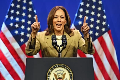 Foto da vice presidente dos estados unidos, Kamala Harris, vai ser um entrevero daqui pra frente