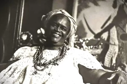 Foto da Mãe Meninha, que foi uma das grandes líderes das religiões de matriz africana no brasil