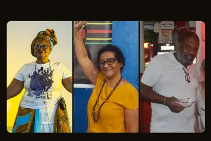 Foto de 3 lideranças da comunidade afro de porto alegre que partiram recentemente