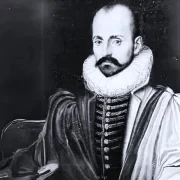 Ilustração do escritor Montaigne, criador do gênero ensaio