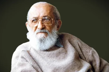 Foto do educador Paulo Freire