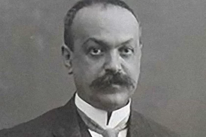 Foto do escritor italiano Ítalo Svevo, falecido em 1928