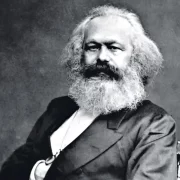 Foto de karl marx, cuja biografia há um lado obscuro