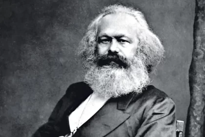 Foto de karl marx, cuja biografia há um lado obscuro