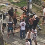 Torcidas organizadas brigando nas ruas do Recife. Autor fala do sujeito