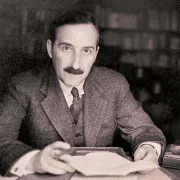 Foto antiga do escritor austríaco Stefan Zweig