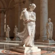 estátua, corpo perfeito